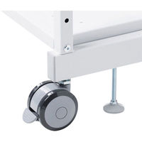 サンワサプライ 高耐荷重ラック 幅582×奥行650×高さ1289mm ライトグレー RAC-HL4 1台（直送品）