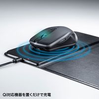 サンワサプライ ワイヤレス充電機能付きマウスパッド MPD-WLC11BK 1枚（直送品）