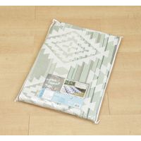 萩原 ゴブランシェニールラグ オルテガグラデーション 約幅1300×奥行1850mm グリーン 240612906 1枚（直送品）