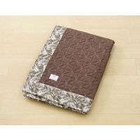 萩原 麻の葉キルトラグ ボタリラ 約幅1300×奥行1850mm ブラウン 240613704 1枚（直送品）