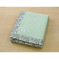 萩原 麻の葉キルトラグ ボタリラ 約幅1850×奥行2400mm グリーン 240613726 1枚（直送品）