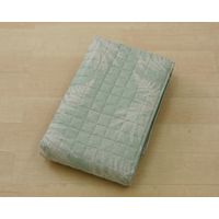 萩原 麻混キルトラグ アロハ 約幅1850×奥行1850mm グリーン 240613316 1枚（直送品）