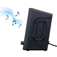 サンワサプライ USB電源マルチメディアスピーカー MM-SPL16UBK 1個