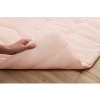 イケヒコ キッズ キルトケット 800×1400mm ピンク 1192330222608 1枚（直送品）