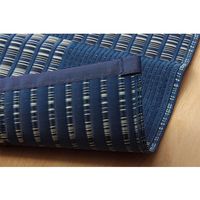 イケヒコ ウィード 上敷 江戸間1畳 870×1740mm ネイビー 1090280190802 1枚（直送品）