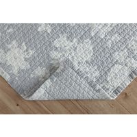 イケヒコ フローラ ラグ 1900×2400mm グレー 1291930136103 1枚（直送品）