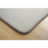 イケヒコ SARARI ラグ 1850×1850mm グレー 1290510135502 1枚（直送品）