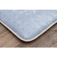 イケヒコ 洗える寝具敷き布団 アムール セミダブルロング 1200×2100mm ブルー 1200291045103 1枚（直送品）