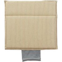 イケヒコ クララ い草入タタキ カークッション 430×430mm ブルー 1230080040302 1枚（直送品）