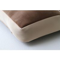 イケヒコ mou（ムー） 2連座布団 幅420×奥行420×高さ80mm ブラウン 1380000000496 1個（直送品）