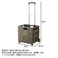 不二貿易 フォールディングキャリーカート ST05 KH 86108 1個