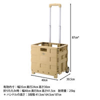 不二貿易 フォールディングキャリーカート ST05 BE 86106 1個