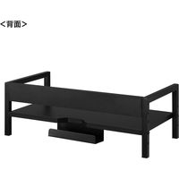 サンワサプライ 机上液晶モニタスタンド(W595mm・ブラック) MR-LC102BKN 1個（直送品）