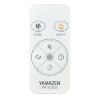 YAMAZEN 18cm ミニリビングサーキュレーター お手入れ簡単 全分解仕様 YLS-F18(W) 1台