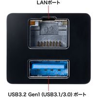 サンワサプライ USB Type-Cハブ付き ギガビットLANアダプタ USB-3TCH33BK 1個