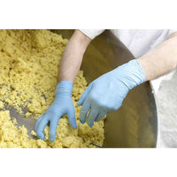 使いきりニトリル手袋(粉なし)　ニトリスト・タフ　No.883　Lサイズ　ブルー　1箱(100枚入) 　ショーワグローブ（わけあり品）