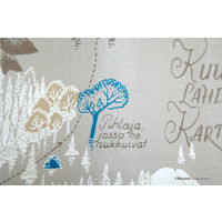 スミノエ ムーミン 遮光カーテン ムーミン谷の地図 100×135cm グレー 4549781277356 1枚