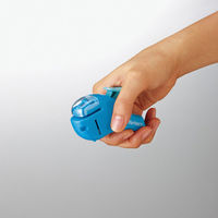 コクヨ ハリナックス コンパクトアルファ 青 5枚とじ 針なしステープラー 針なしホッチキス SLN-MSH305B 3個