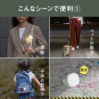 ムサシ 充電式 護衛さんライト ニュアンスピンク WRC-11NP 1個