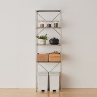 無印良品 再生ポリプロピレン入り ペダル式ダストボックス 両開きフタ付き 小 20/30L袋用 良品計画