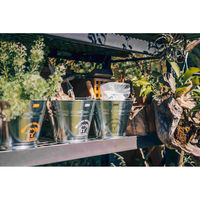 尾上製作所 イラスト入バケツ 8号 ホワイト 218427 1個（直送品）