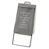 ランドリーバスケット チャコール LAKOLE/ラコレ