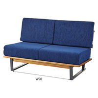 東谷 ROOM ESSENCE メネス 2人掛 幅1210mm ネイビー NS-623 1台（直送品）