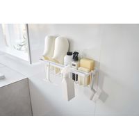 tower（タワー） マグネットバスルームバスケット タワー ワイド ホワイト 3769 1台 山崎実業