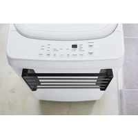 tower（タワー） 洗濯機横マグネット折り畳み棚 タワー ブラック 5097 1台 山崎実業