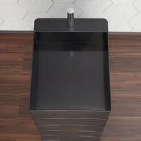 SEVEN BEAUTY (セブンビューティー) 回転スライスワゴン 7段 ブラック 43881 1台（直送品）