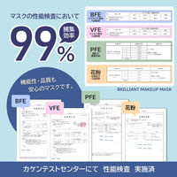 錦尚金 BRILLIANTMAKEUP MASK WHITE 27枚 4582559941912 1箱(40個入)（直送品）