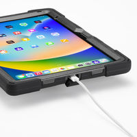 iPad10.9インチ用ケース（ハンドル、スタンド、ショルダーベルト付き） 耐衝撃タイプ 1個 サンワサプライ（直送品）