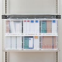 【転倒防止】 キングジム 収納棚につける落下防止ネット1200 RN1200 1個