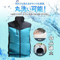 ベストアンサー aut-031-wme-l 空調ベスト フルセット ホワイト迷彩 Lサイズ 1セット（直送品）