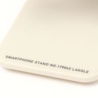 【LAKOLE/ラコレ】 折りたたみスマホスタンド アイボリー