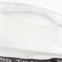 （SPA&TRAVEL）スパポーチ（L） クリア×チャコール LAKOLE/ラコレ