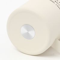 【LAKOLE/ラコレ】 【保温保冷】フタ付きステンレスマグ（350ml） アイボリー 1セット（2個）