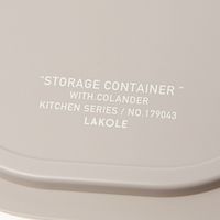 フレッシュコンテナ（L） グレー LAKOLE/ラコレ