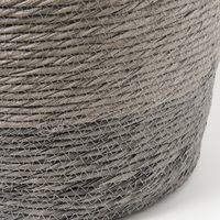 トライカラーバスケット（M） ダークグレー LAKOLE/ラコレ