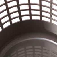 やわらかランドリーバスケット（S） チャコール LAKOLE/ラコレ