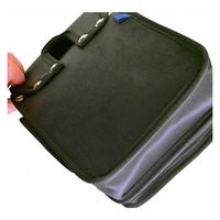 コヅチ 内側ポケット付ナイロン腰袋 A2 黒 1セット(3個)（直送品）