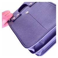 コヅチ 内側ポケット付レザー腰袋 A 黒 1個（直送品）