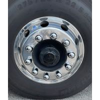 パーマンコーポレーション ゆるみチェックナットキャップクロームメッキ新ISO33mm大型車用10ヶ入 1216173000 1個（直送品）