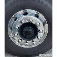 パーマンコーポレーション ゆるみチェックナットキャップクロームメッキ新ISO33mm大型低床車用8ヶ入 1216172000 1個（直送品）