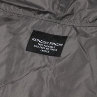 パッカブルレインポンチョ チャコール LAKOLE/ラコレ
