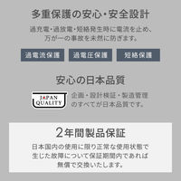 オウルテック 6台同時充電可能 多ポートAC充電器 ブラック OWL-APD64C2A4-BK 1個