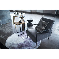 東谷 ROOM ESSENCE クッション 幅450×奥行450×高さ160mm グレー FAB-102GY 1個（直送品）