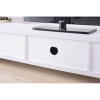 東谷 ROOM ESSENCE ローボード 幅1500×奥行400×高さ300mm ホワイト LE-455WH 1台（直送品）