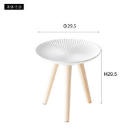 東谷 ROOM ESSENCE トレーテーブル S 幅295×奥行295×高さ295mm グレー LFS-190A 1台（直送品）