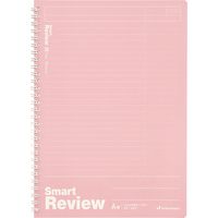 マルマン ノート スマートレビュー B5 A罫(7mm復習罫)3冊パック ブルー、ライトピンク、ライトグリーン N908AP 1パック